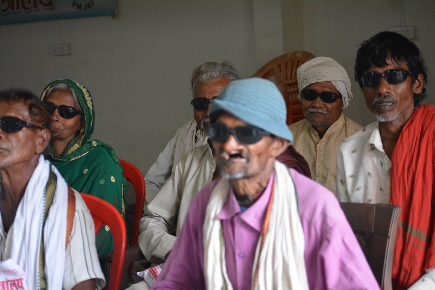 Patients after free cataract surgery